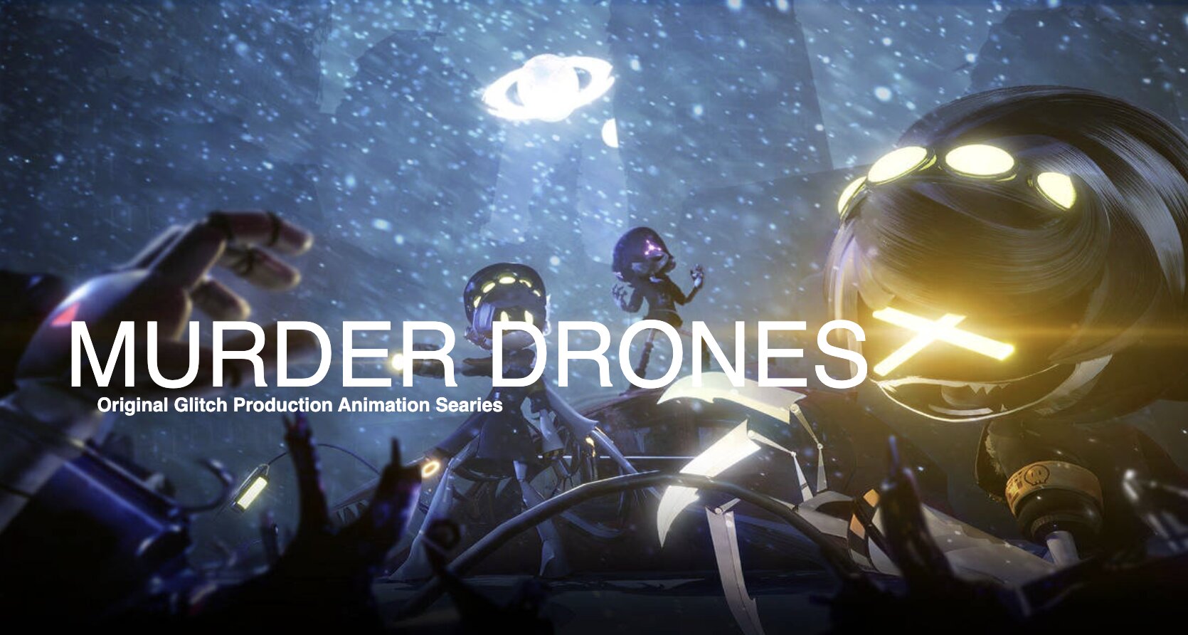 Murder Drones Website Preview