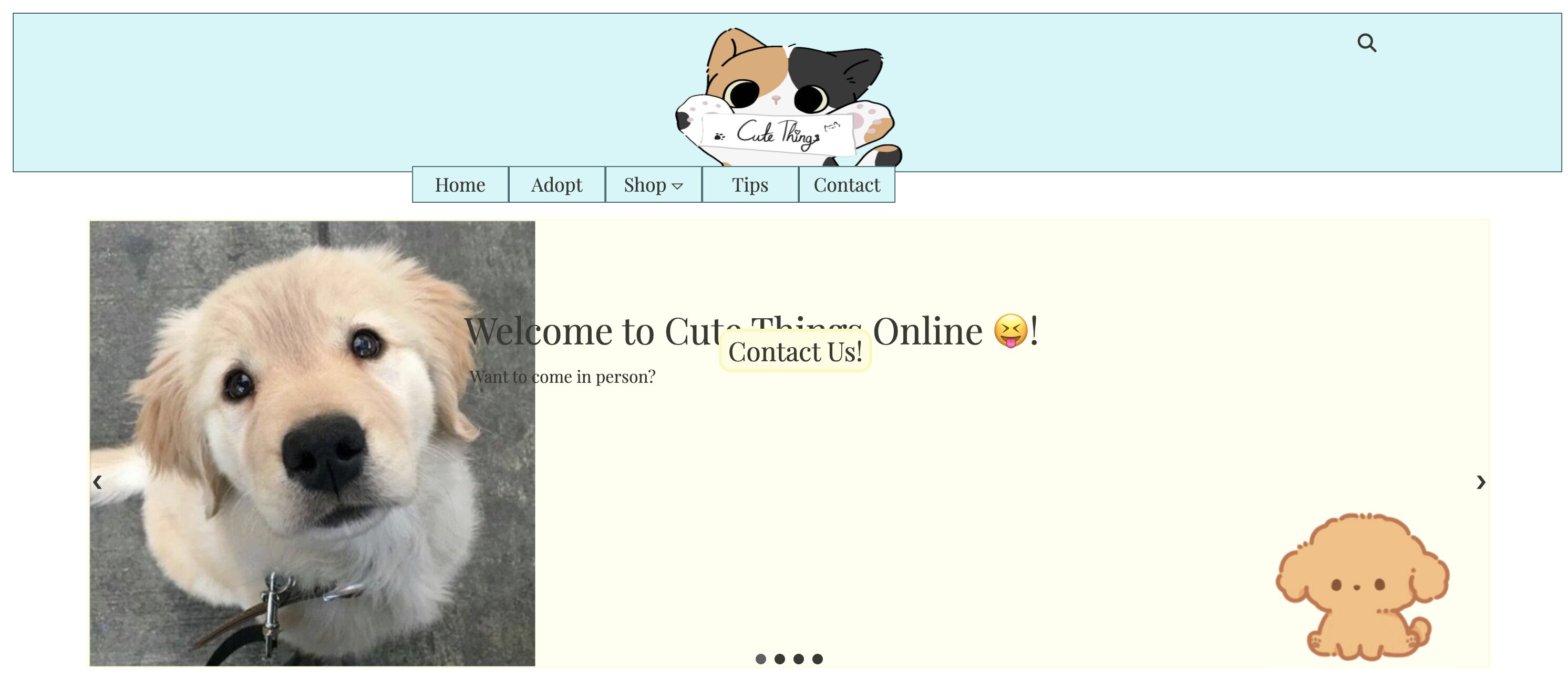 Sweet Moments at Lil Purin website preview