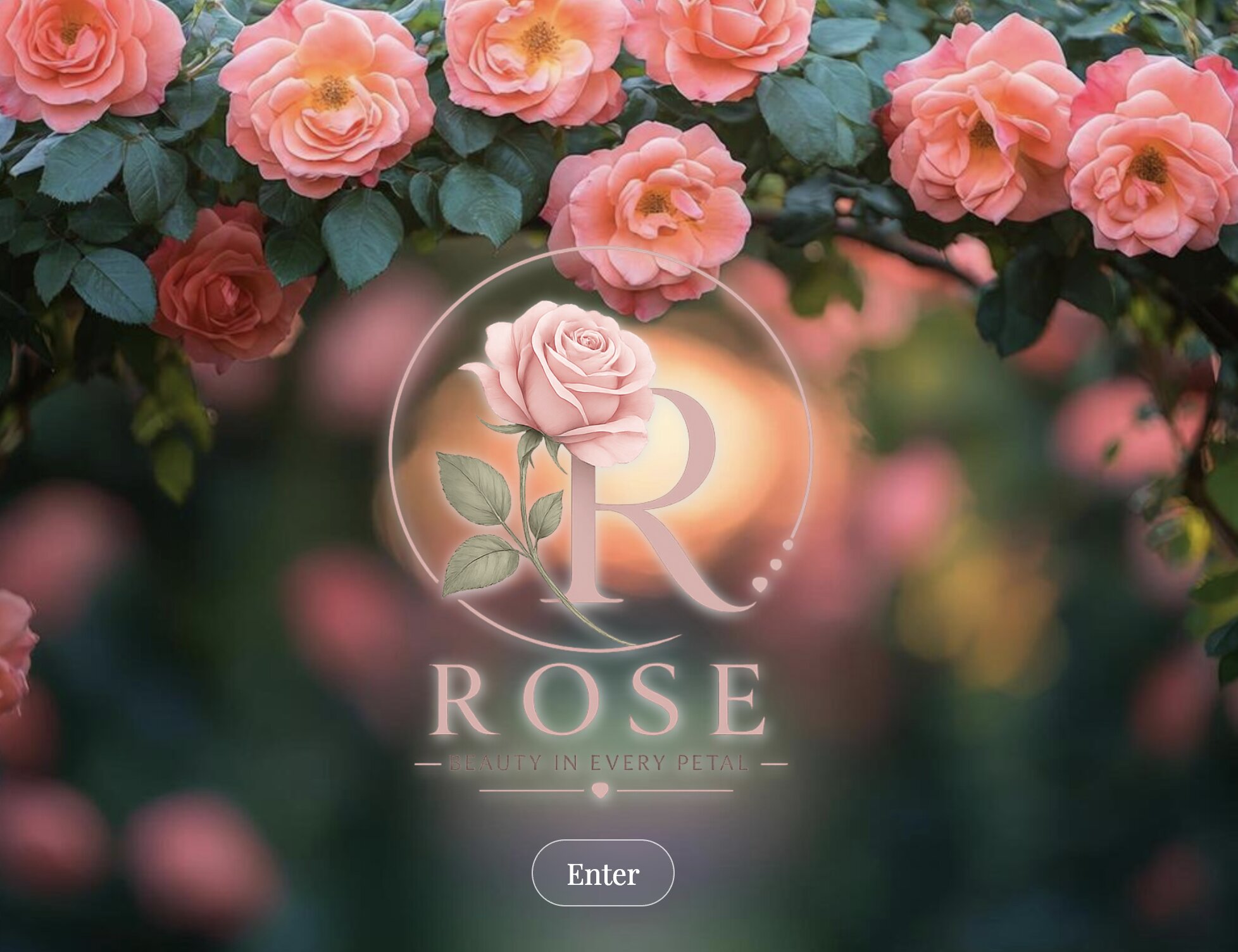 The Language of Roses Website Preview