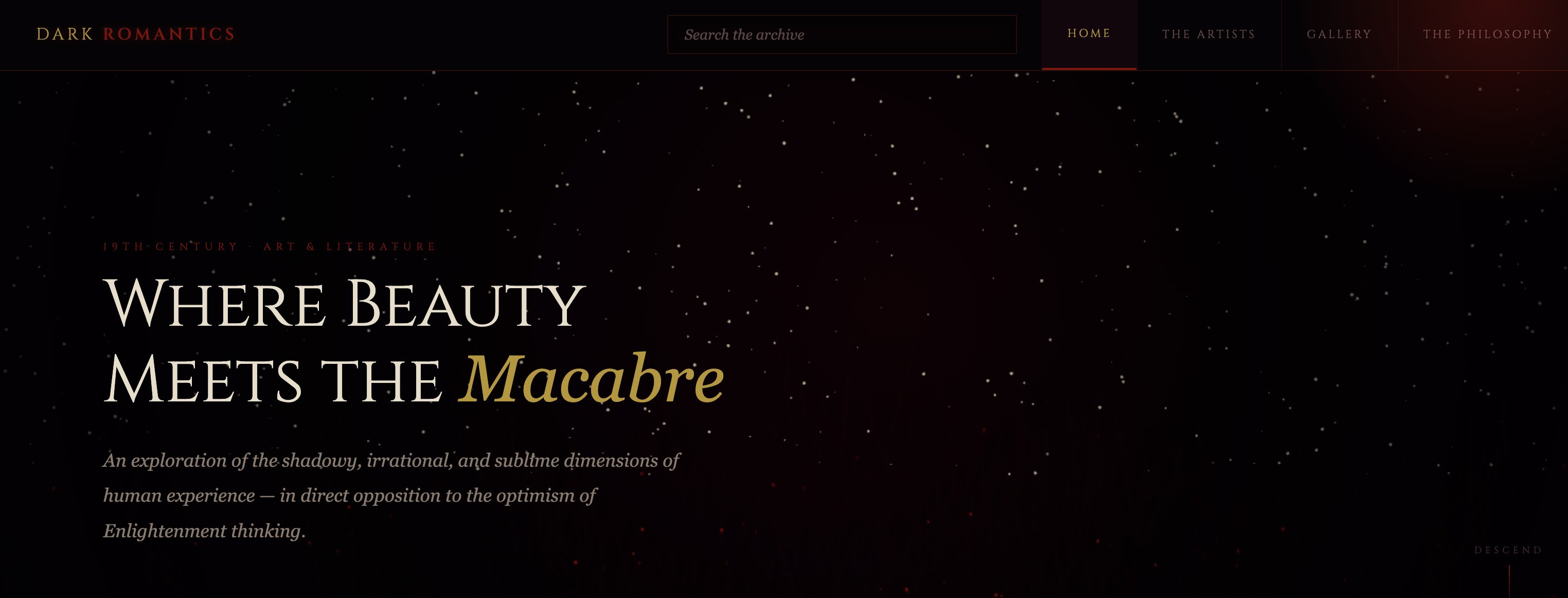 Mia's Portfolio website preview