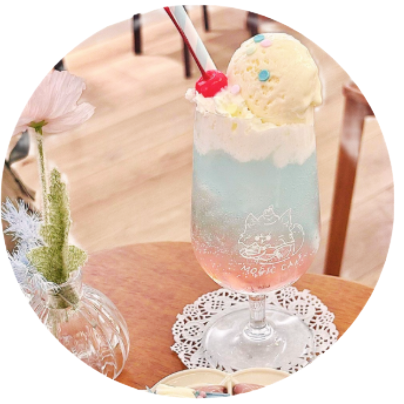Sakura berry float