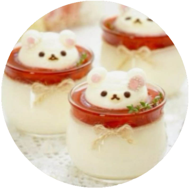 Strawberry pudding